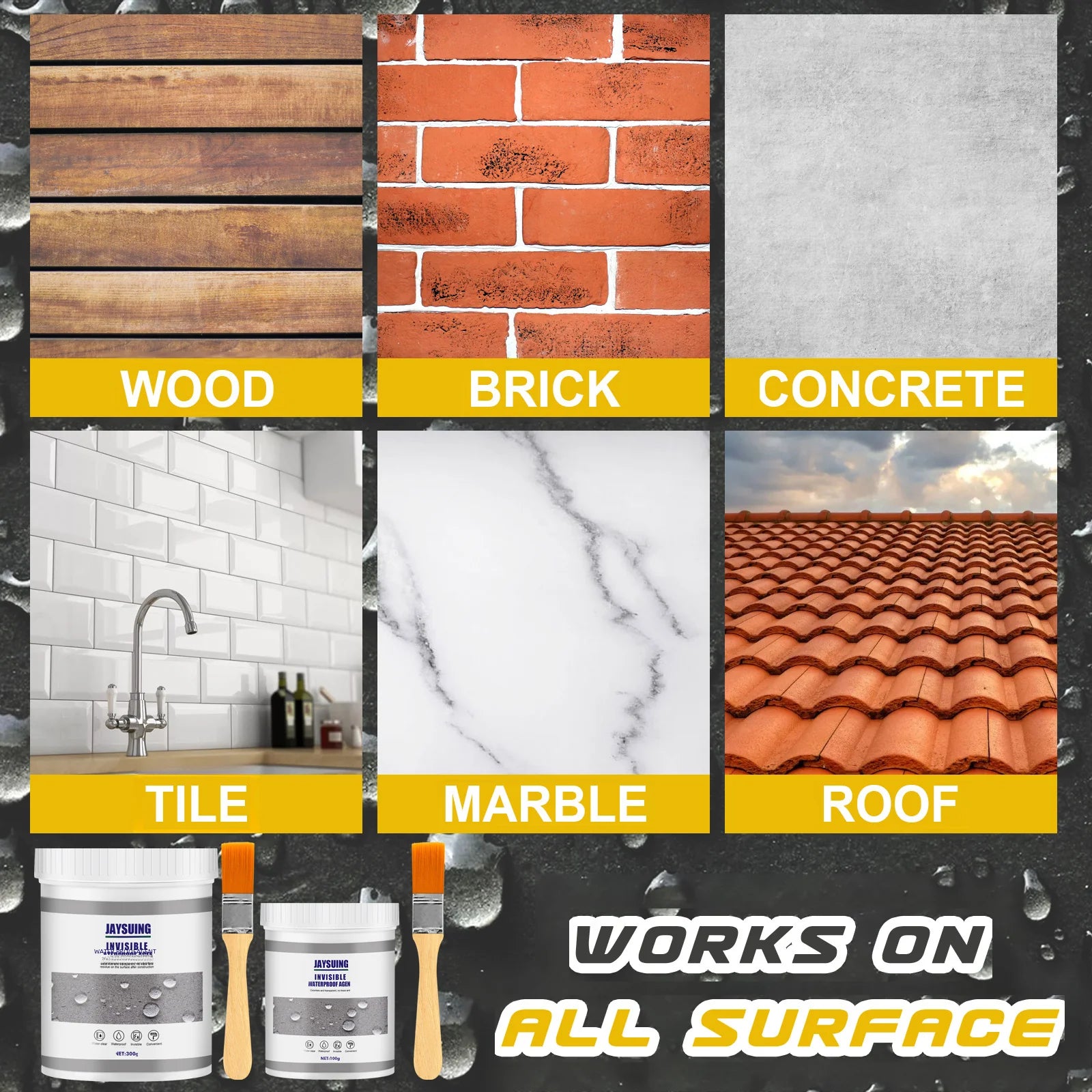 Sealing Compound, Bathroom, Kitchen Exterior Wall, Leak Proof, Water Blocking, Repair, No Need to Smash Brick Coating