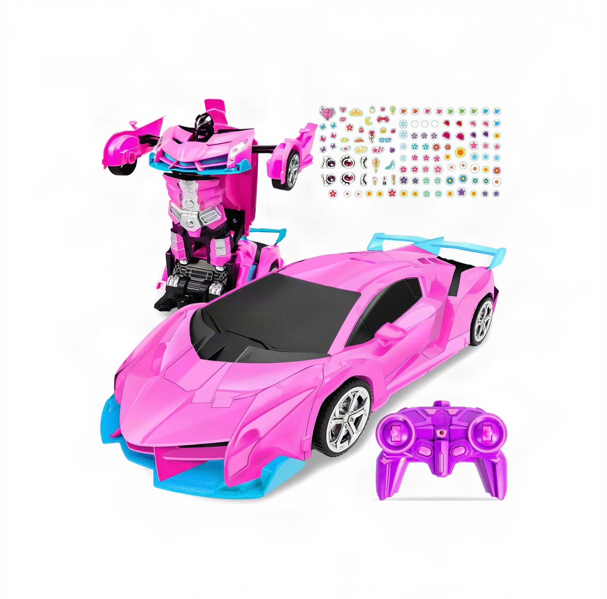Transform Robot Toy, Remote Control Car for Boys 4-7 8 9 10