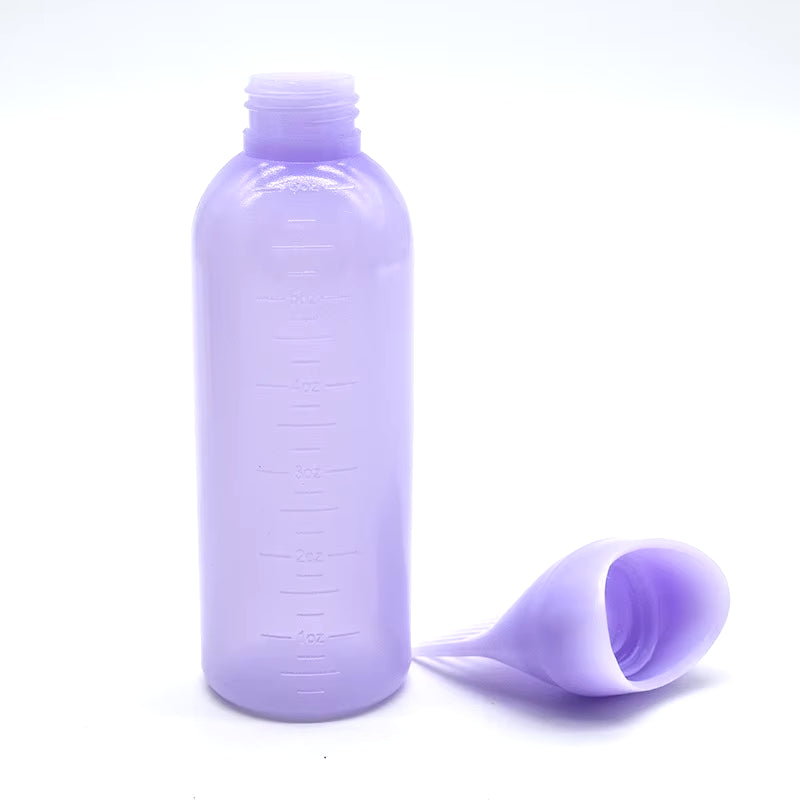 3-Color Hair Oil Applicator Bottle with Comb – Professional Hair Dye & Scalp Applicator