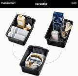 Portable Storage Basket – Bathroom & Kitchen Organizer with Soft Grip Handle