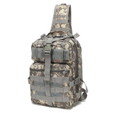 Jupitergear Tactical Military Sling Backpack 15L Shoulder Bag Molle Outdoor Daypack Backpack with Adjustable Strap
