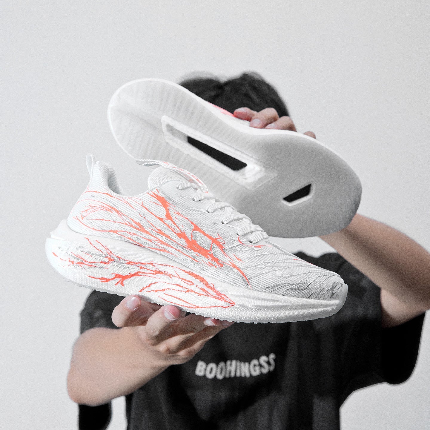 Casual Sports Shoes, Lightweight Breathable Shock Absorption Running Shoes