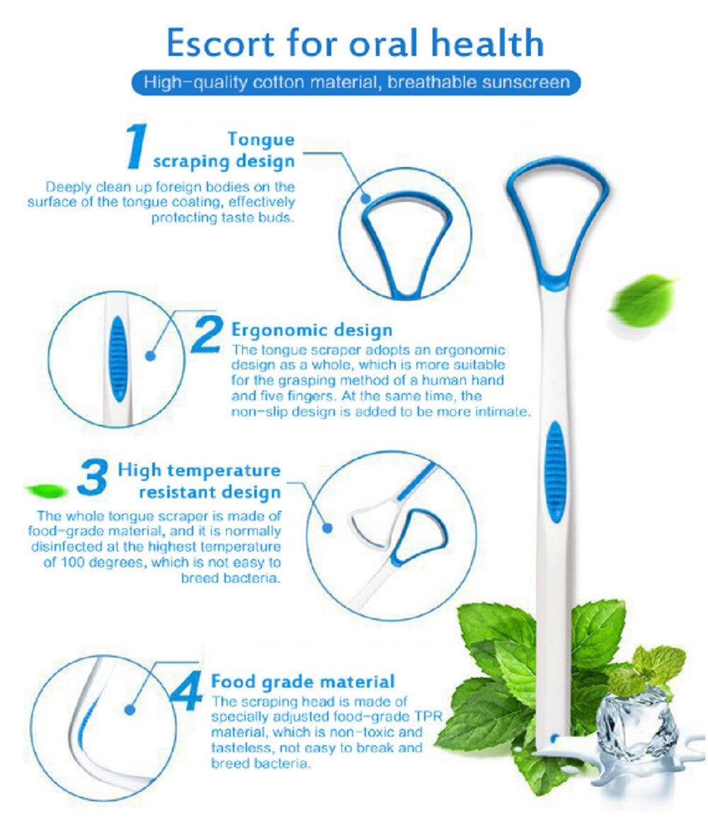 Tongue Scraper – Reusable Oral Cleaning Tool