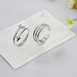 4Pcs Simple Alloy Crystal Foot Ring Adjustable Opening Toe Ring for Women Girl Summer Beach Vacation Jewelry Finger Ring