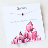 Stone Charm Necklace for Women — Raw Natural Gemstone Pendant