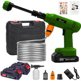 Electric Cordless High Pressure Car Wash Gun Washer Supplies Spray Cleaner Car Wash Cleaning for Car, Truck, Boat & More