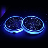 Car LED Light-Emitting Coasters Ambience Light
