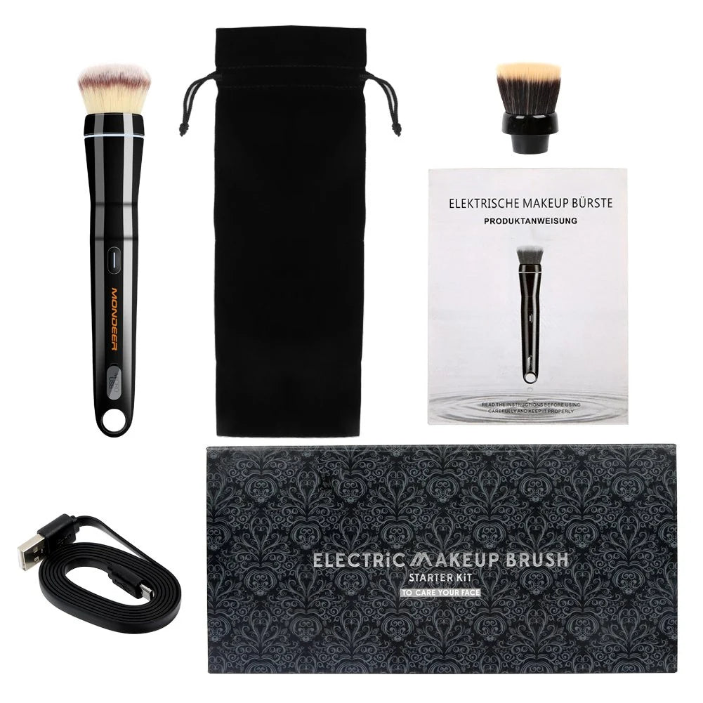 Popular Makeup Tools Portable Travel Cosmetic Electric Handle Makeup Brushes Blush Powder Foundation Single Makeup Brush