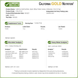California Gold Nutrition Sport, Whey Protein Isolate, Unflavored, 1 Lb (454 G)