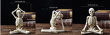 Halloween Horror Desktop Decoration Resin Ornaments Feature Modeling Yoga Skull Skeleton