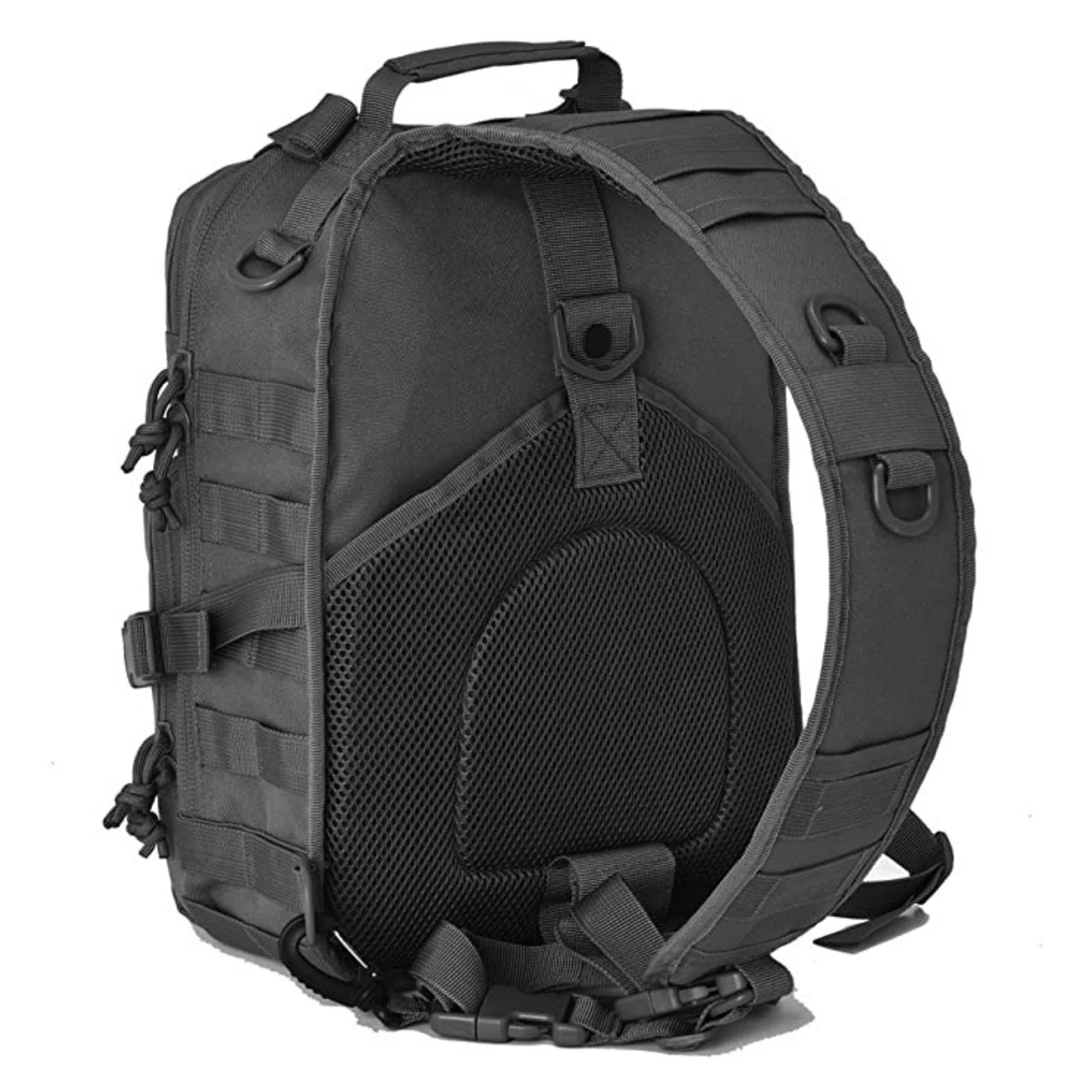 Jupitergear Tactical Military Sling Backpack 15L Shoulder Bag Molle Outdoor Daypack Backpack with Adjustable Strap