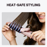 Wavytalk Whirlwind Curl, 360° Airflow Styler with 3 Air Modes & LED Display, 2-In-1 Hair Straightener and Curler with Cooling Air Vents to Lock in Style