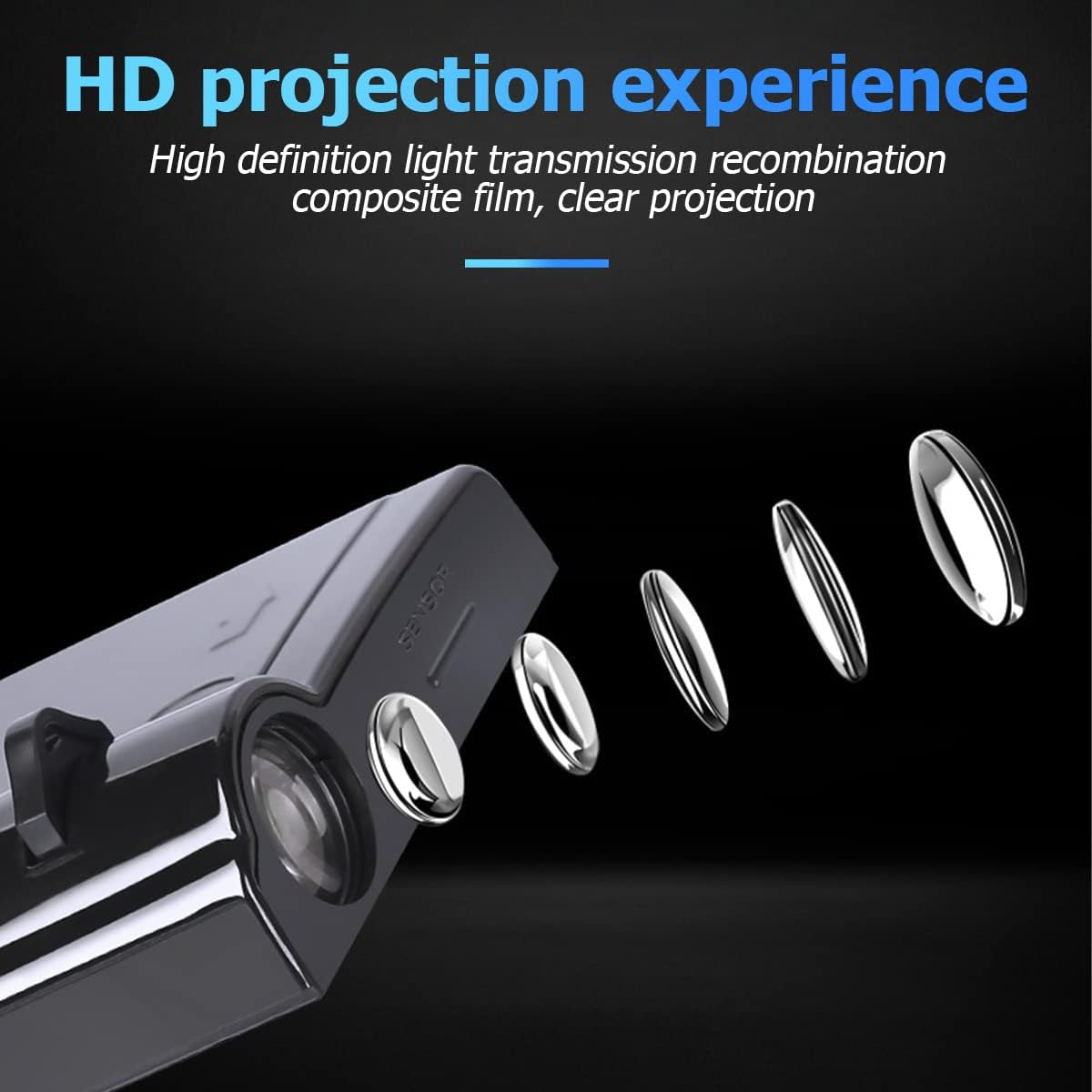 2Pcs Car Door Projector Lights, Wireless LED Welcome Lamp, Red Flag