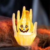 9.84Ft Halloween Pumpkin Lights String, Halloween 20 LED Candle Light Halloween Decoration Pum-Pkin Lantern Pumpkin Decorations
