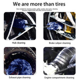 Car Wheel & Tire Cleaning Brush – Soft Bristle Alloy Wheel Cleaner