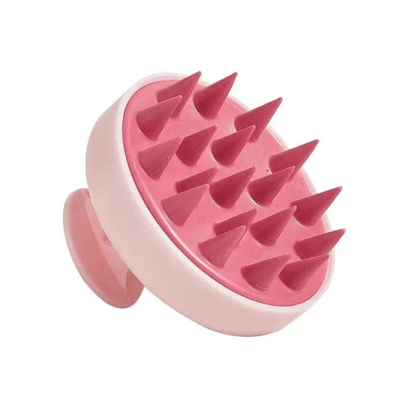 Silicone Shampoo Scalp Massager Brush – Soft Hair Washing & Deep Cleansing Massage Comb