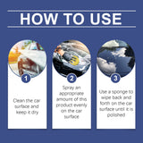 Car Coating Agent, Protect Car Paint, Improve Gloss, Anti-Stain Clean and Refurbished Car Coating Agent