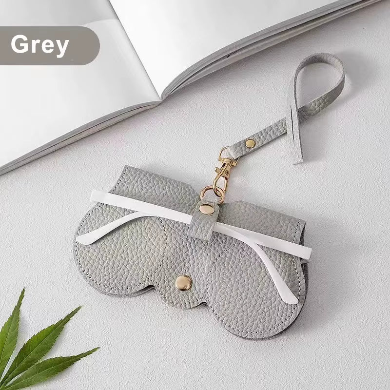 PU Leather Glasses Case – Portable Hanging Eyewear Holder