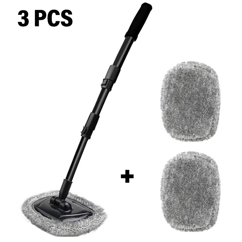 Telescopic Car Wash Mop – Long Handle Cleaning Brush