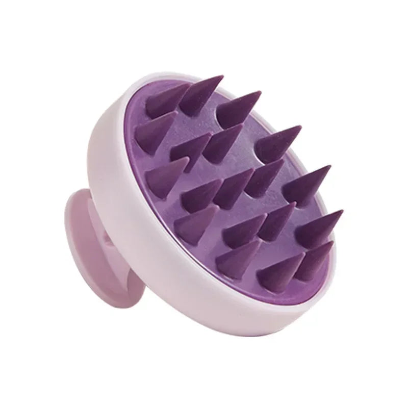Silicone Shampoo Scalp Massager Brush – Soft Hair Washing & Deep Cleansing Massage Comb