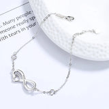 Heart Chain Bracelet for Women — 18K Gold Plated, Infinite Heart Link, Gift-Ready