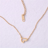 Initial Love Necklace for Women — 18K Gold Plated, Personalized Letter Pendant