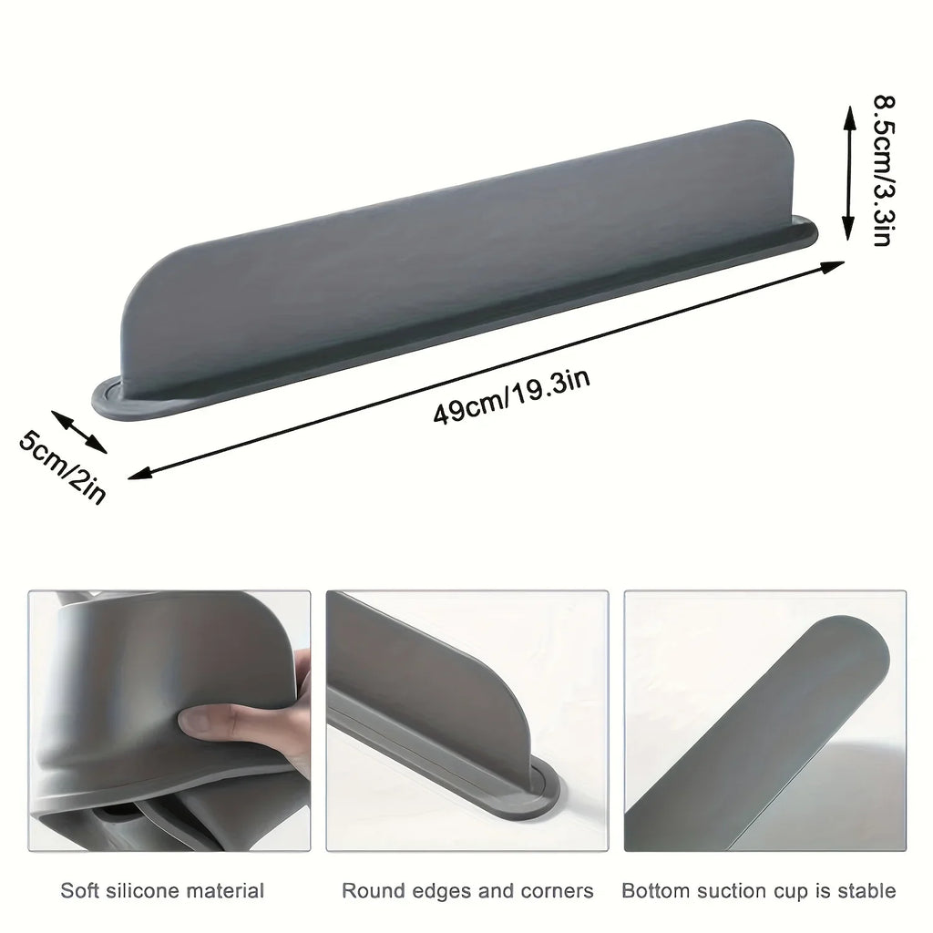 Silicone Sink Splash Guard – Waterproof Faucet Splash Protector Mat for Kitchen & Bathroom Sinks