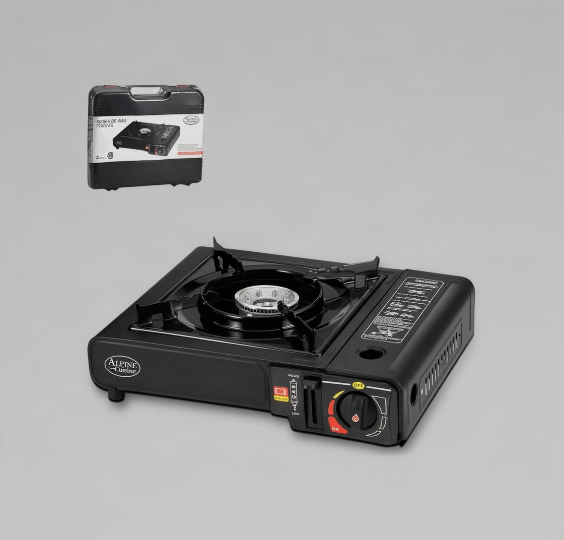 Alpine Cuisine Lightweight Portable Gas Stove for Outdoor and Indoor Cooking