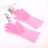 Silicone Pet Grooming Glove – Hair Removal & Bath Brush
