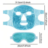 Gel Cooling Face & Eye Mask – Hot & Cold Therapy Pack