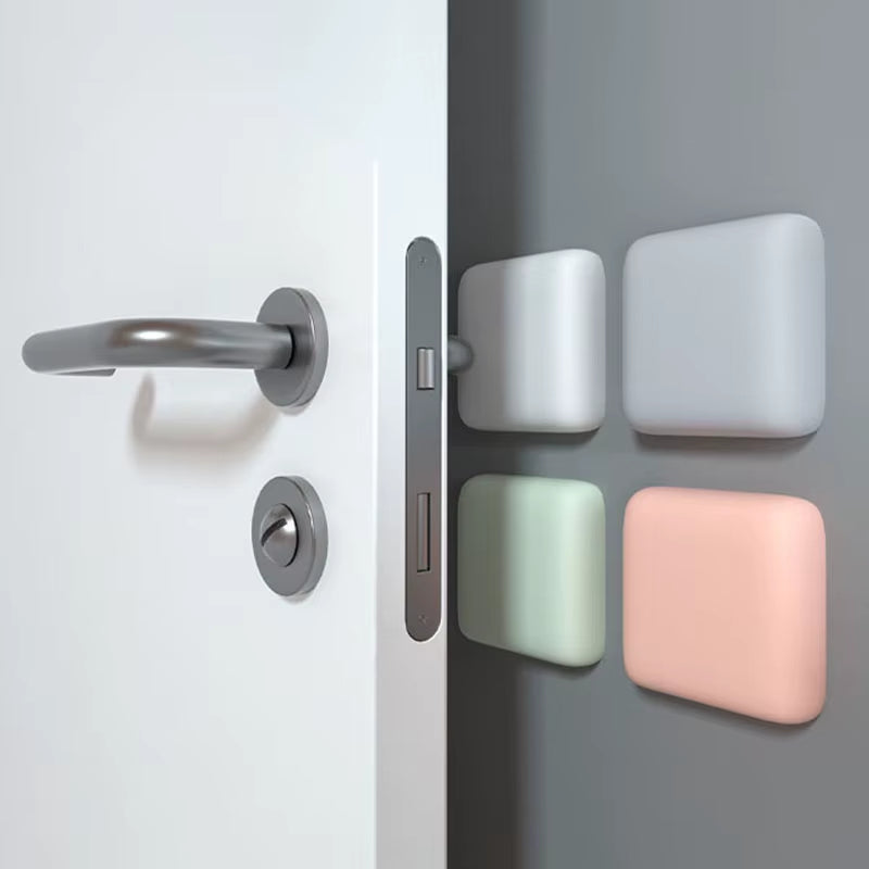 Silicone Door Stopper – Self-Adhesive Anti-Shock Wall Protector & Door Handle Bumper Pad