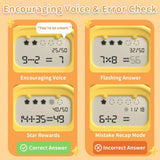 Math Games for Kids Ages 5-12, Portable Math Toys for Practicing Addition, Subtraction, Multiplication and Division, Fun Educational Toy with 5 Modes, 19 Math Games, and 50K Math Questions