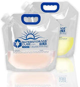 Premium Collapsible Water Container Bags 1.3 Gal (4-Pack)