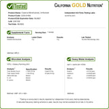 California Gold Nutrition, Creatine Powder, Micronized, Muscle and Strength Support, Creatine Monohydrate, No Gluten, No Gmos, No Soy, Unflavored, 16 Oz (454 G)