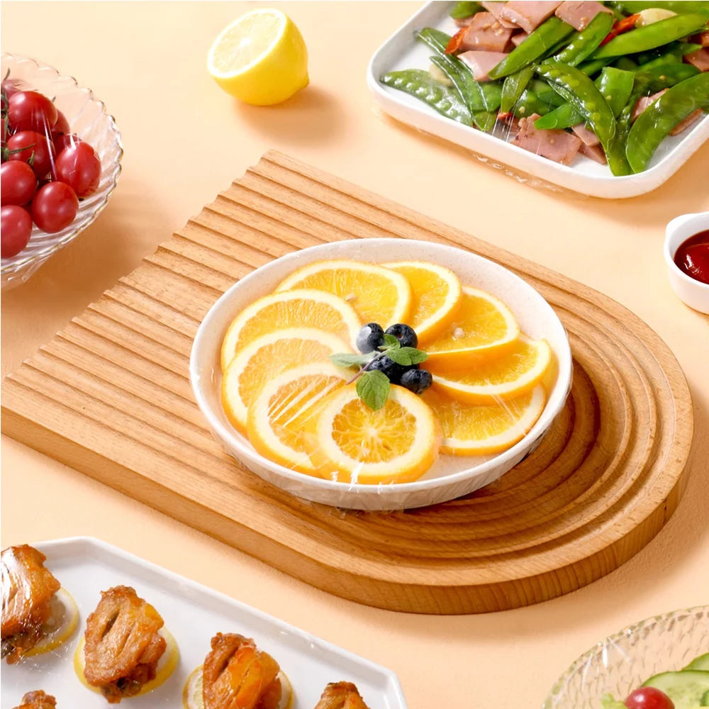 Plastic Bowl Covers Food Cover, Food Keeping Bags Elastic Reusable Plastic Stretch Elastic Food Storage Covers Kitchen Dining Plate Bread Proofing Universal Kitchen Wrap