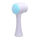 3D Silicone Facial Cleansing Brush – Double-Sided Face Scrubber