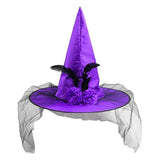 Halloween Witch Hat for Adults — Spooky Party Costume Accessory for Women, Halloween, Cosplay & Themed Events