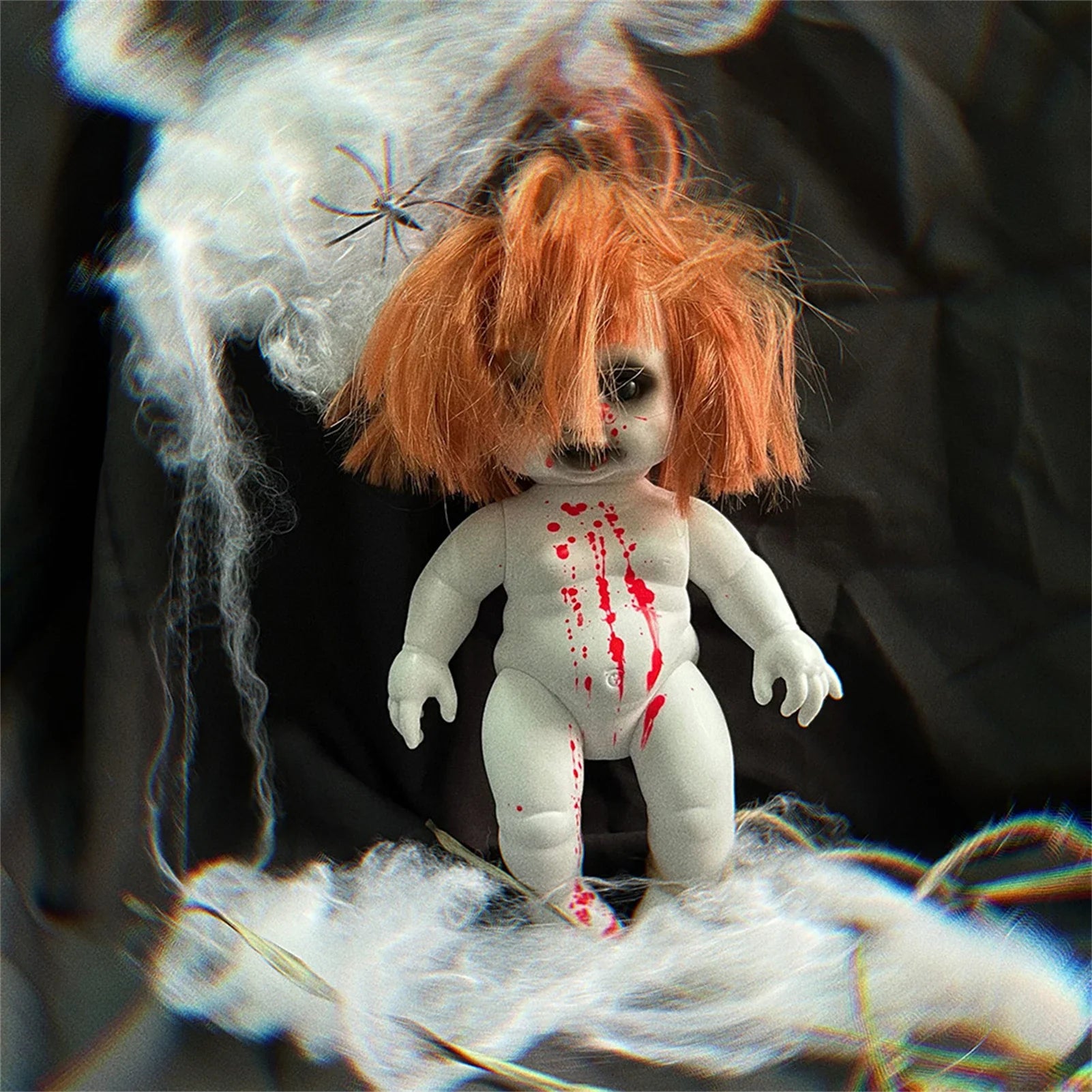 Halloween Scary Doll Christmas Decorations Horror Props for Bar Party Home Decor Spooky Witch Ghost