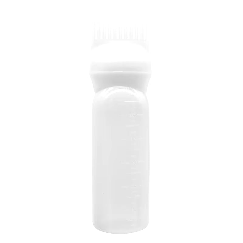3-Color Hair Oil Applicator Bottle with Comb – Professional Hair Dye & Scalp Applicator