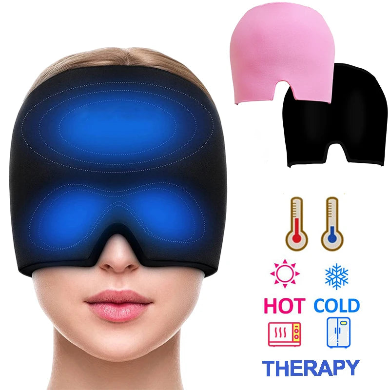 Gel Ice Therapy Cap – Migraine & Headache Relief Hat