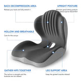 Elvix™ Posture Support Cushion - Back & Tailbone Support