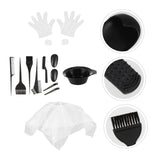 11 Piece Hair Coloring Tool Kit Dye Bowl and Disposable Gloves