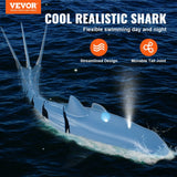 VEVOR Remote Control Shark Toy 2.4 Ghz High Speed RC Boat for Kids Adults Gift