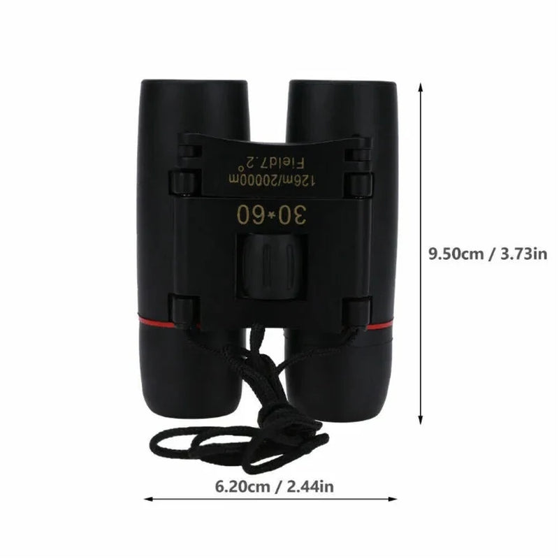 Binoculars 30X60 Zoom Outdoor Travel Compact Folding Telescope Hunting Day Night