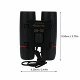 Binoculars 30X60 Zoom Outdoor Travel Compact Folding Telescope Hunting Day Night
