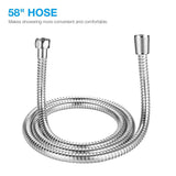 High Pressure Shower Head 5 Settings Handheld Shower Heads Spray with 5 FT Hose