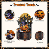 Pop up Halloween Card, Halloween Gifts for Kids Friends Cat Lovers