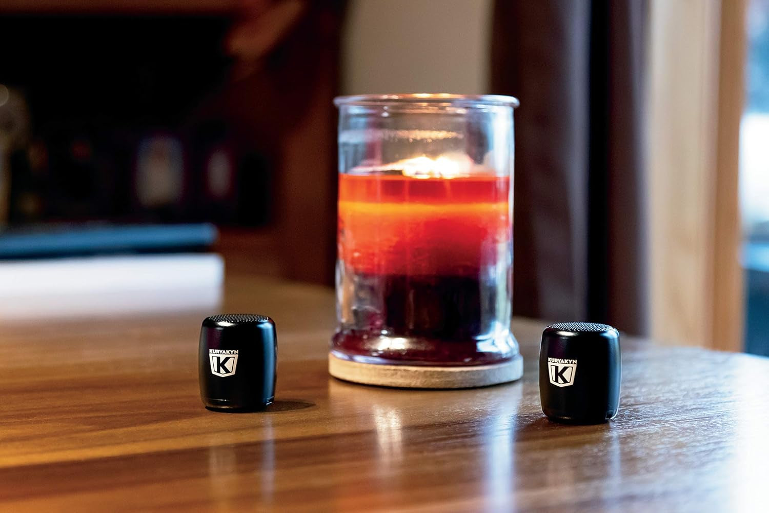 2204 Sidekix Mini Speaker: Wireless Audio Speakers with Bluetooth, Remote Shutter, Satin Black