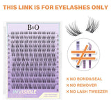 【Deals for You】Flora Natural C Curl Kit - 120Pcs 8-18Mm Eyelash Cluster DIY Springtok Lash Extensions at Home Makeup Cosmetic with Natural Lash Look