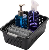 Portable Storage Basket – Bathroom & Kitchen Organizer with Soft Grip Handle